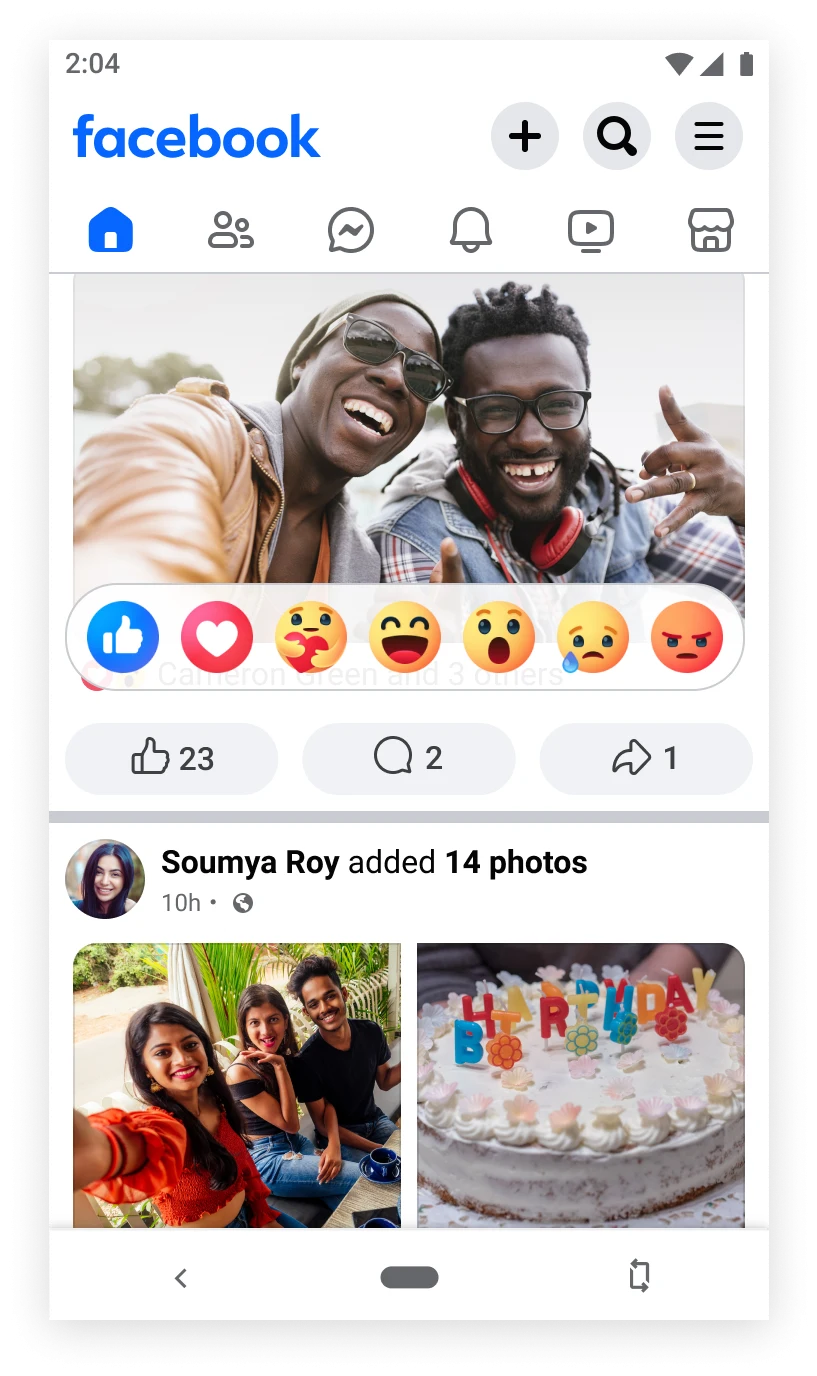 Facebook Lite screenshot